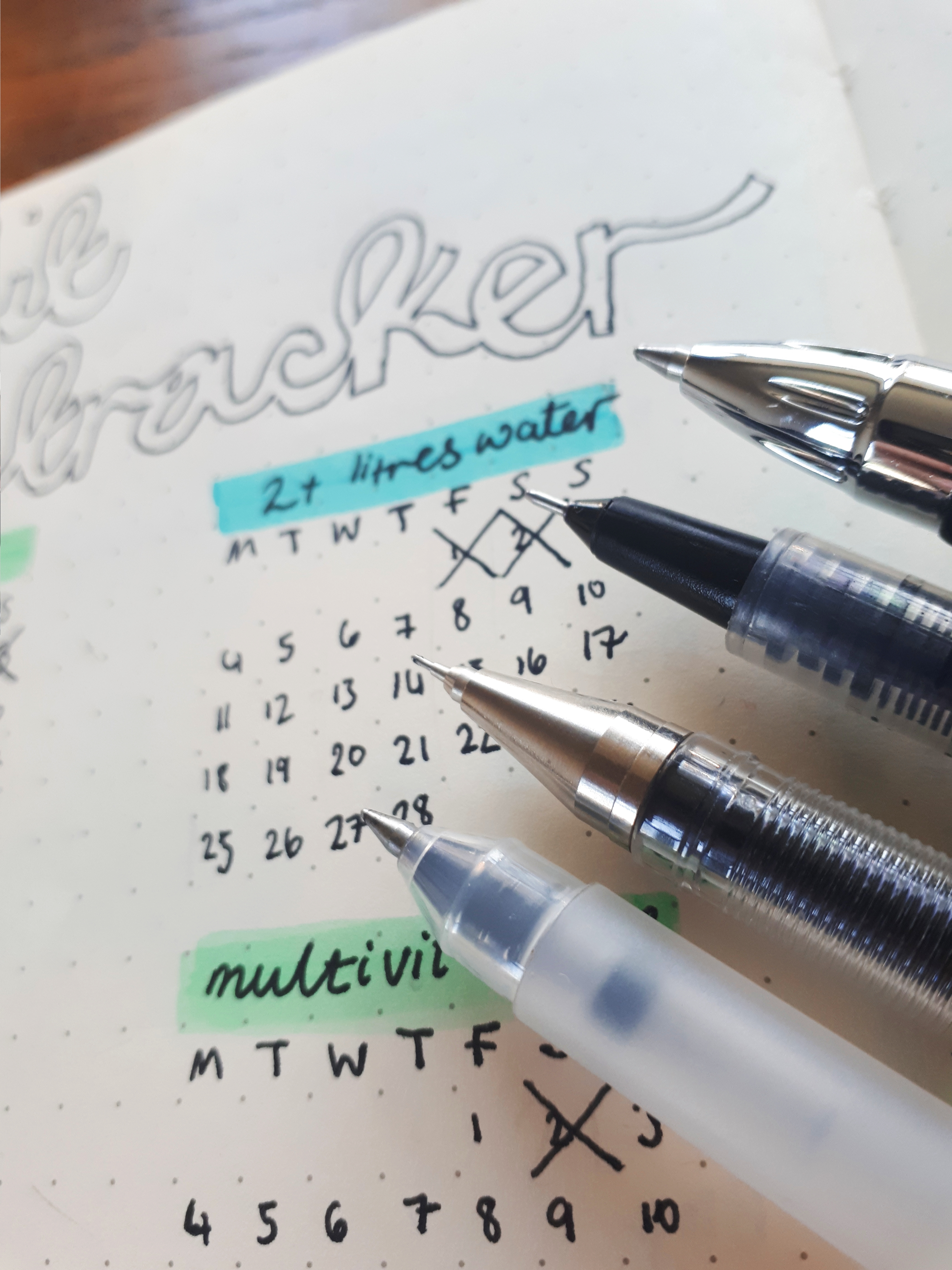 Assortment of 0.5 pens | Rosie Lewis Writes