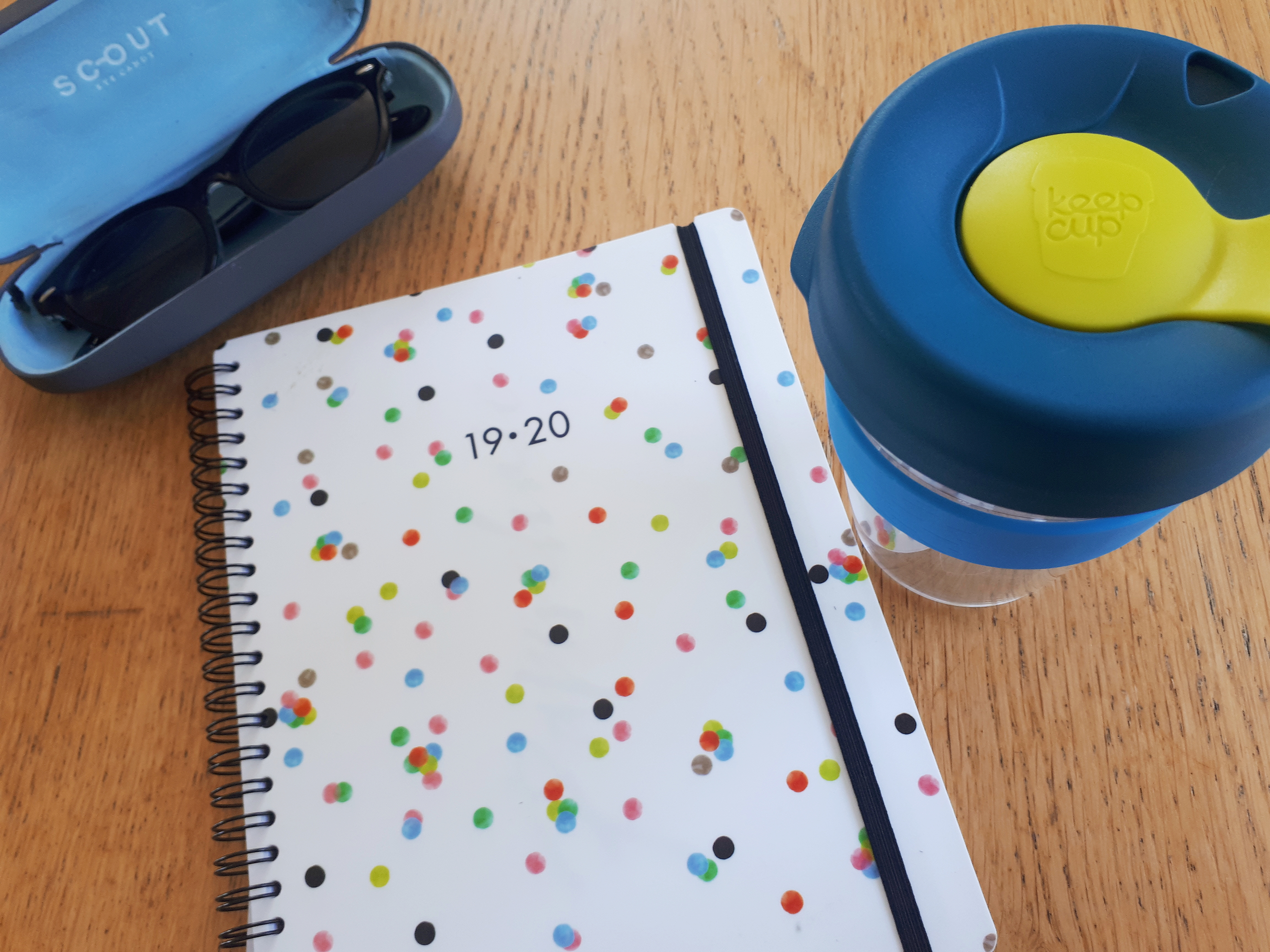 My diary for academic year 19/20, and my KeepCup