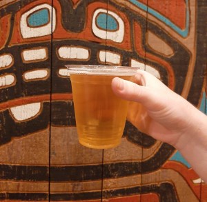 Moosehead Lager, against a traditional background, EPCOT