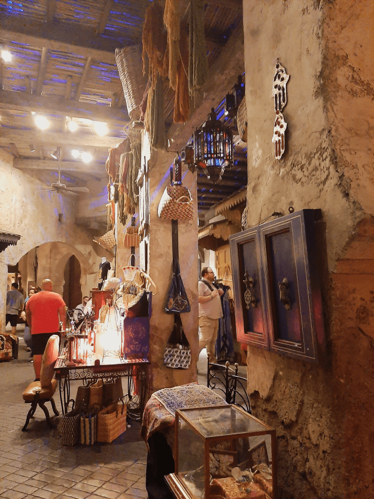Example of the Moroccan souks, EPCOT